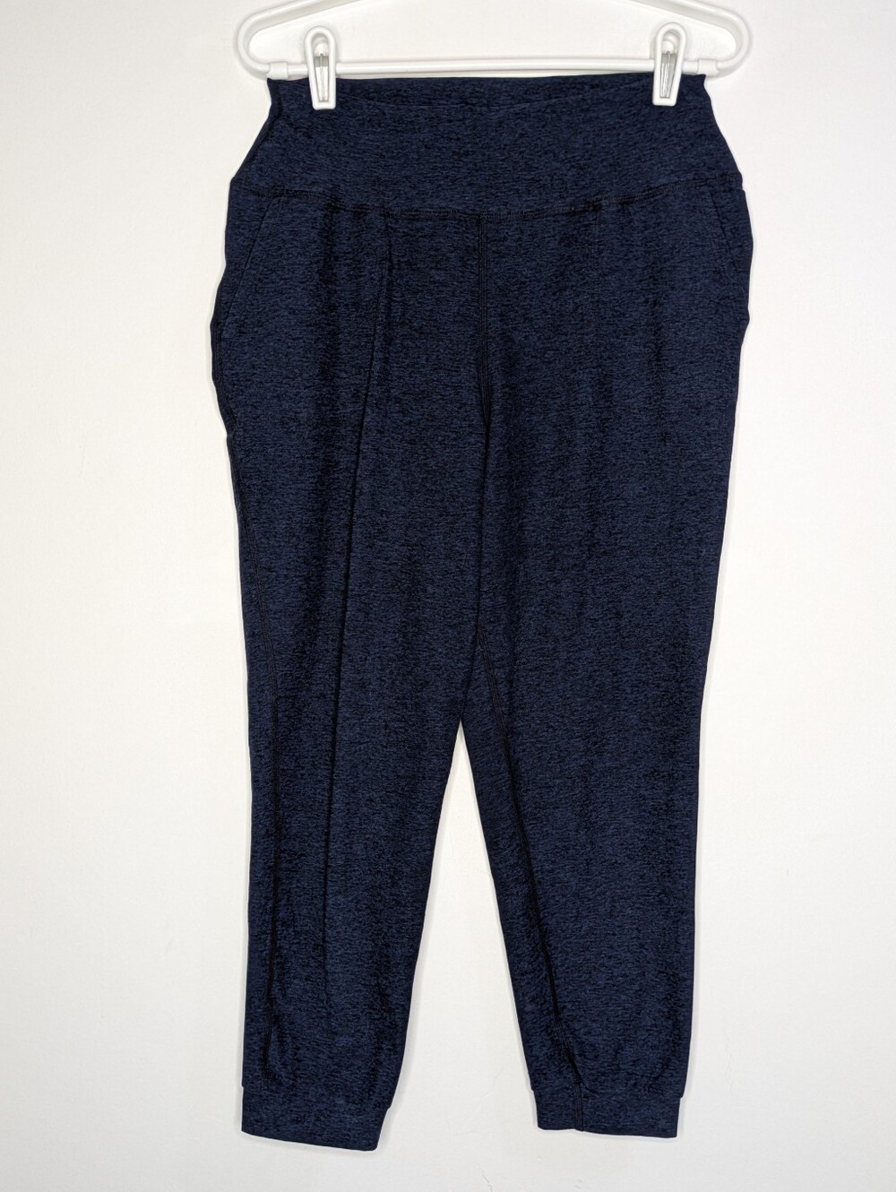 Interval Heathered Blue Black Comfortable Lounge Workout Jogger Pant L